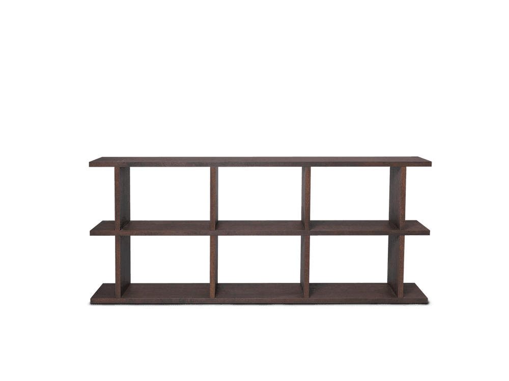 Ferm Living Kona Bookcase - 3x2 - Dark Stained Oak — фото 2