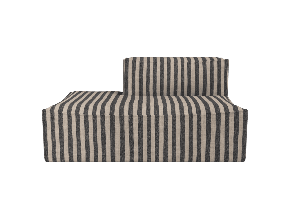 Ferm Living Catena Sofa Open End Left S300 - Louisiana - Sand/Black — фото 2