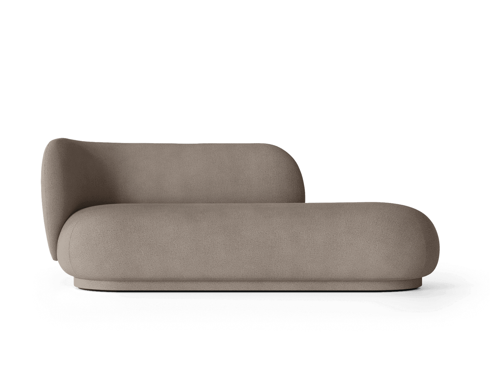 Ferm Living Rico Divan Left - Brushed - Warm Grey