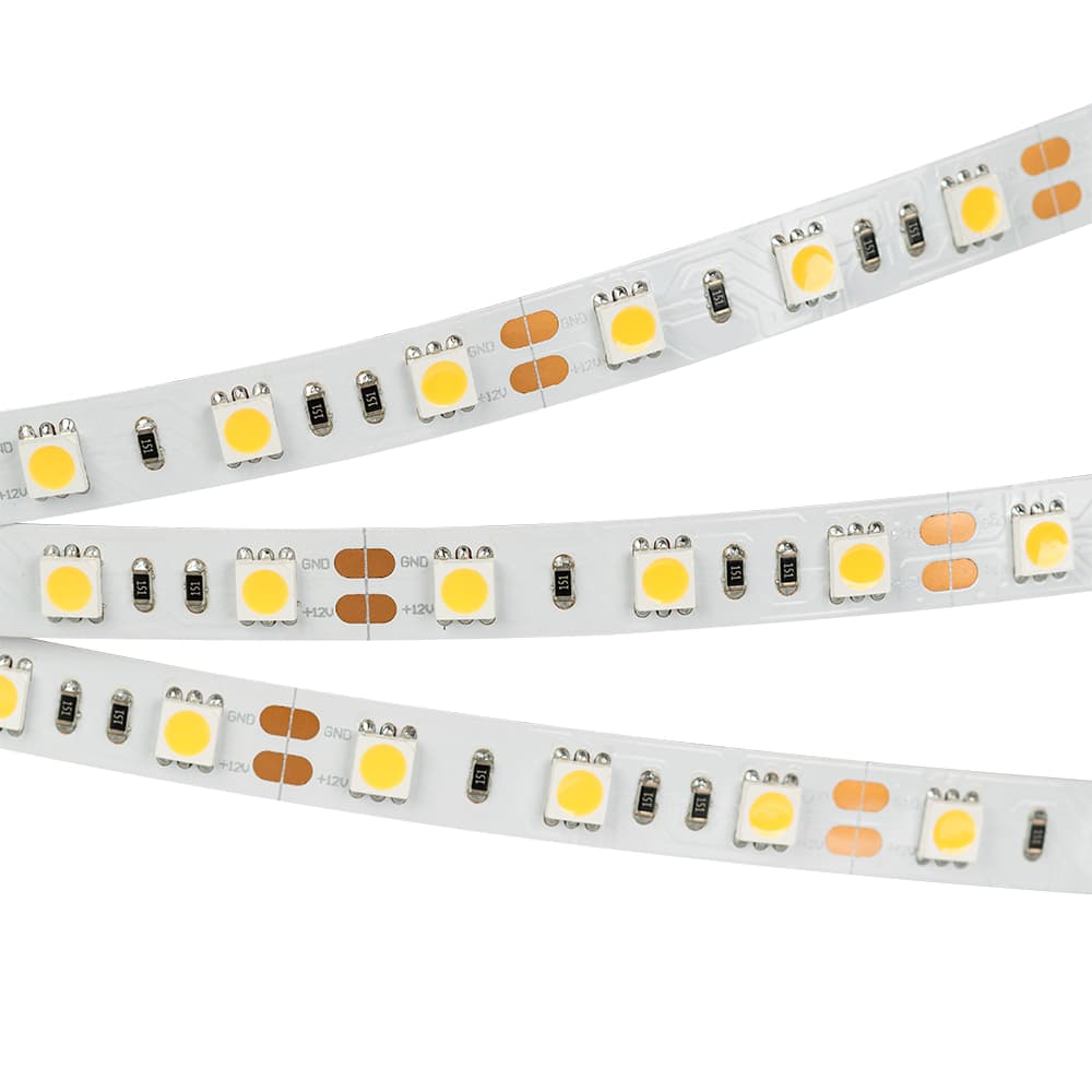 Arlight — Светодиодная лента RT2-5050-60-12V White (300 LED) (NormaLED, 14.4 Вт/м, IP20) 014384