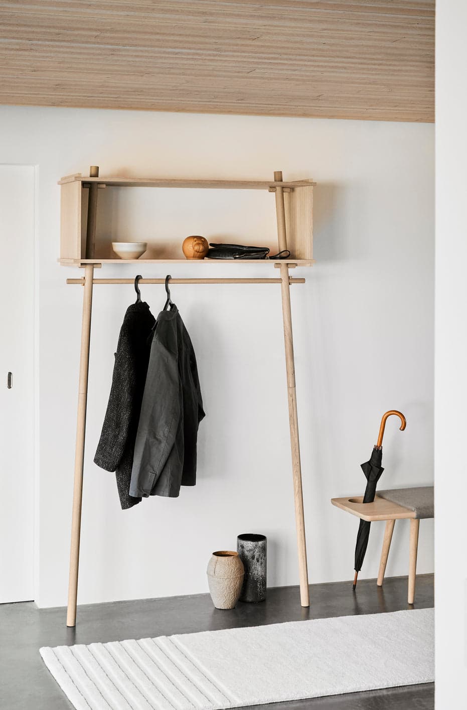 WOUD Töjbox wardrobe (Large) - White pigmented oak — фото 6