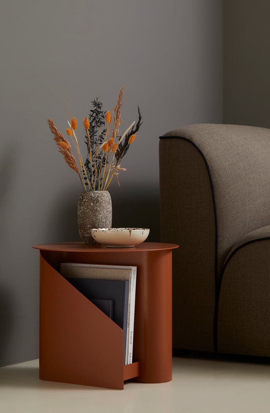 WOUD Sentrum side table - Burnt orange — фото 3