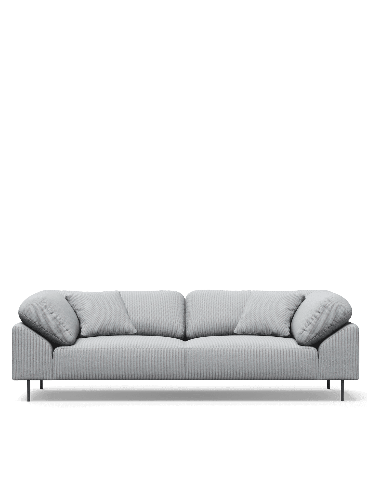 WOUD Collar 2.5-seater - Light grey