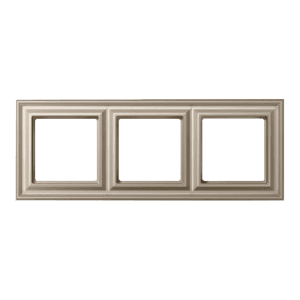 Рамка 3-поста; термопласт; шампань; Eco Deco, Jung EPD483CH