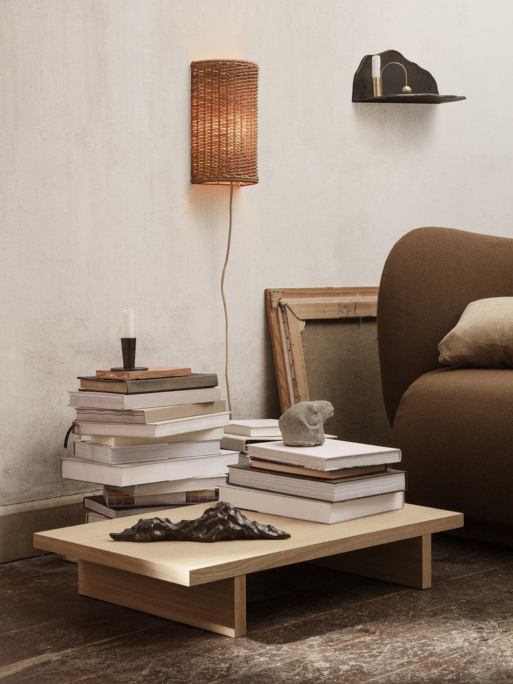 Ferm Living Kona Low Table - Natural Oak Veneer — фото 3