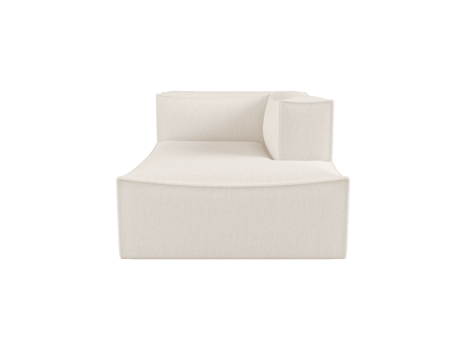 Ferm Living Catena Sofa Chaise Longue Right L601 - Bouclé - Off-White