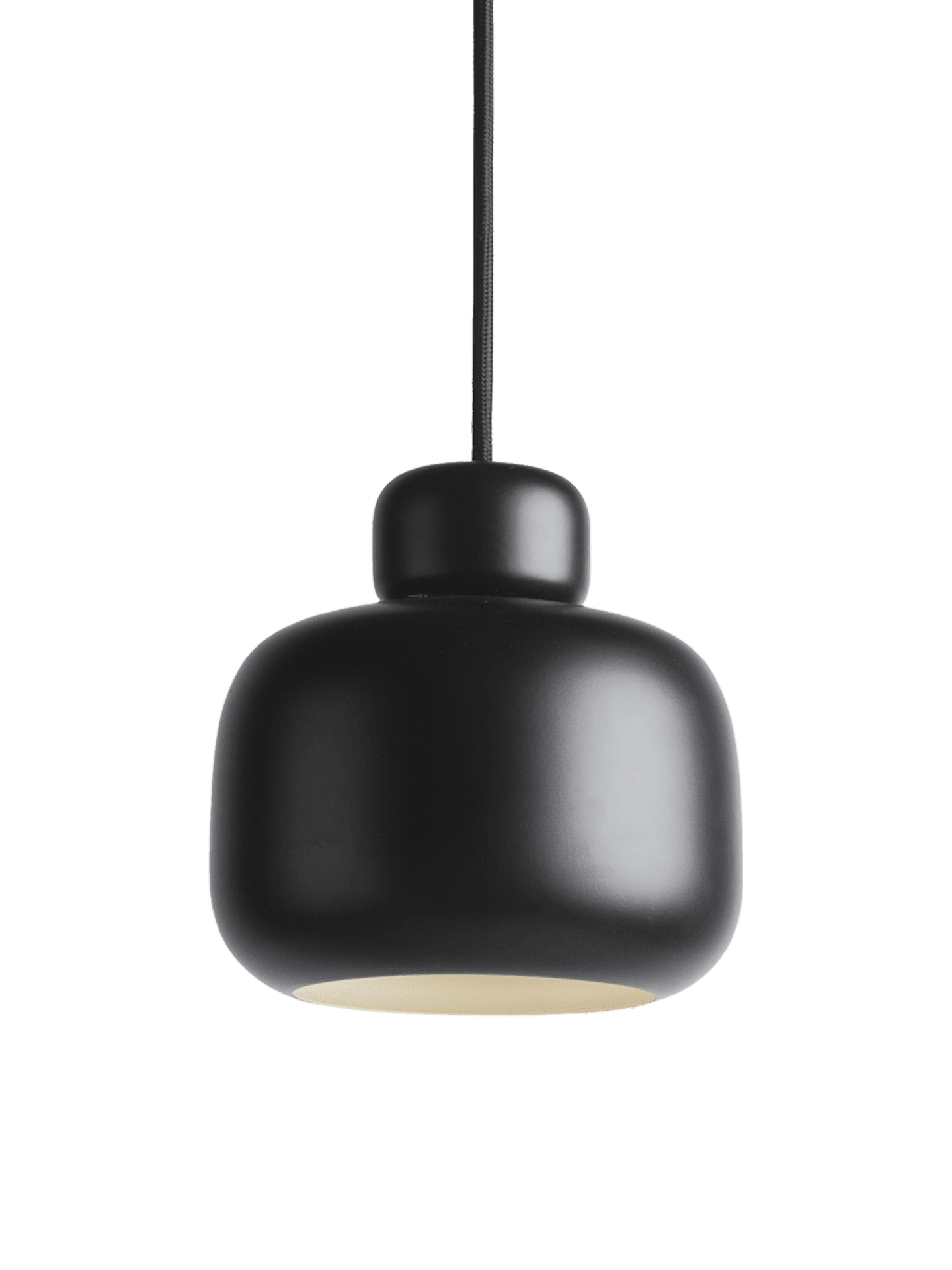 WOUD Stone pendant (Large) - Black