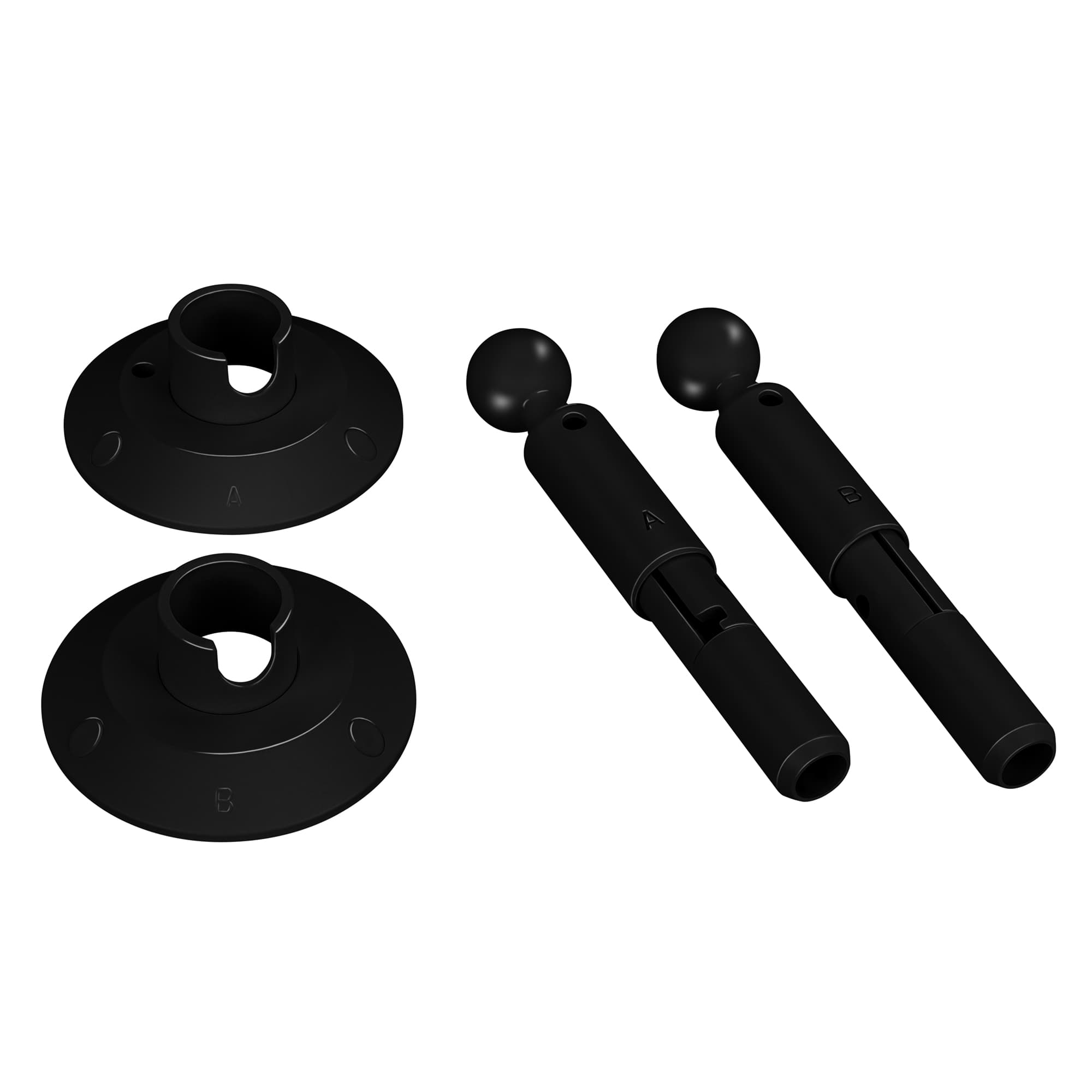 Крепление MOONLIGHT-ROUND-D13-S-KIT Black (Arlight, Металл) 043831