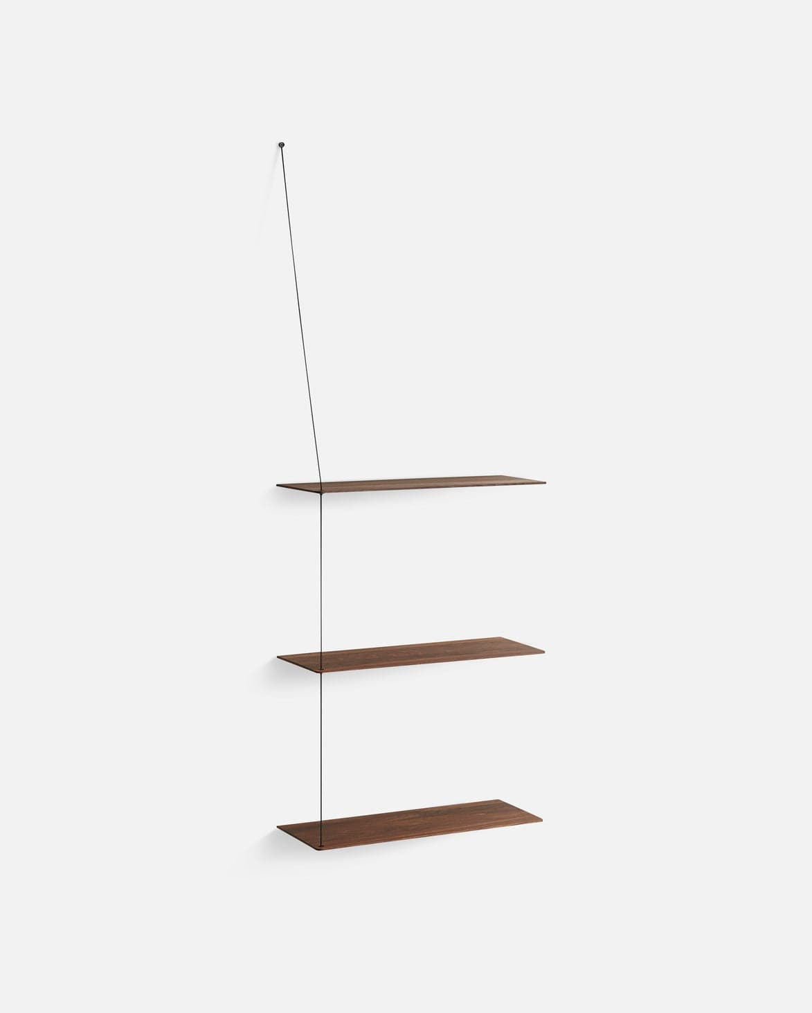 WOUD Stedge shelf (60 cm) - Smoked oak (3 shelves) — фото 4