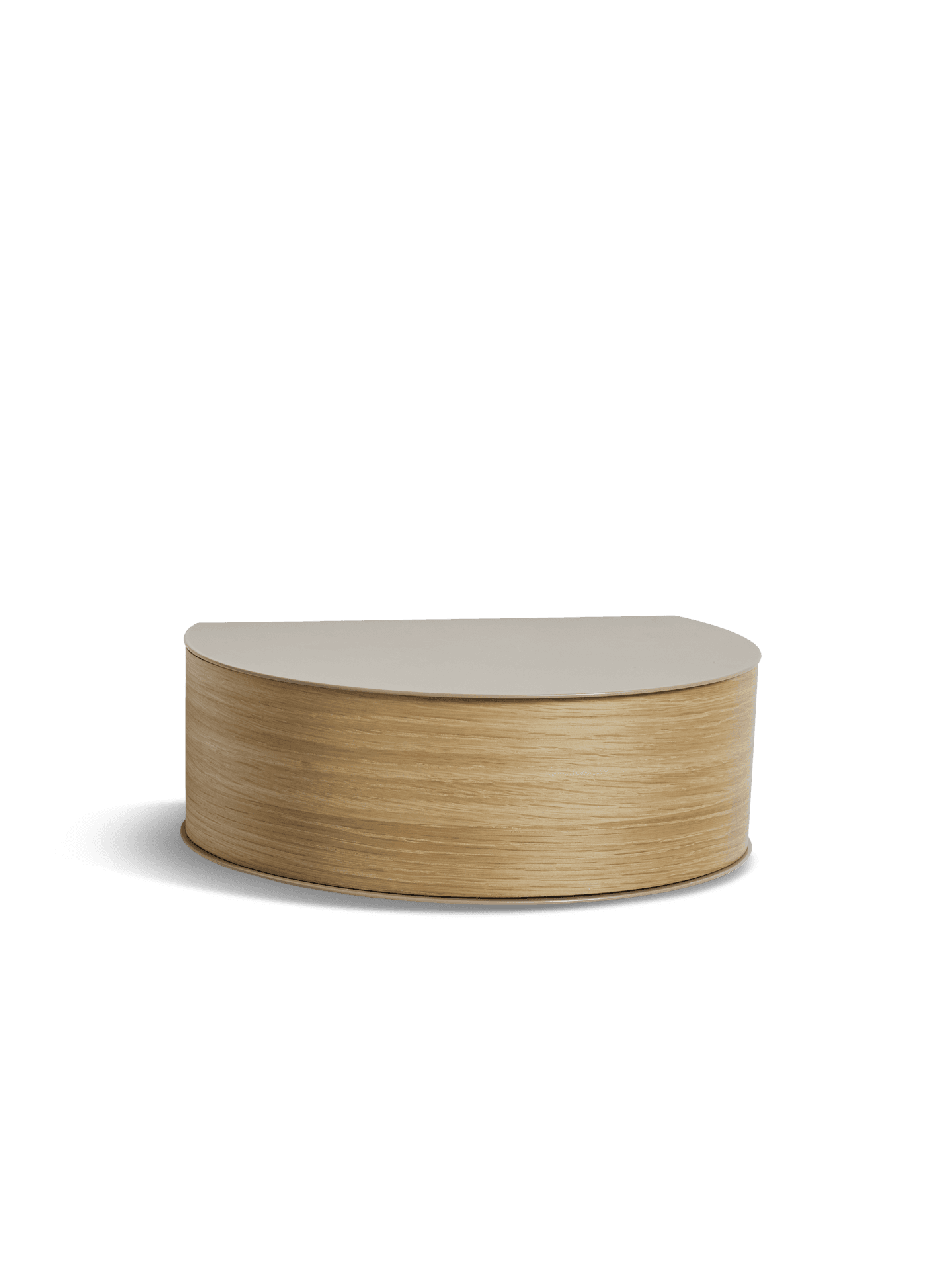 WOUD Wallie wall drawer - Oak / Grey beige