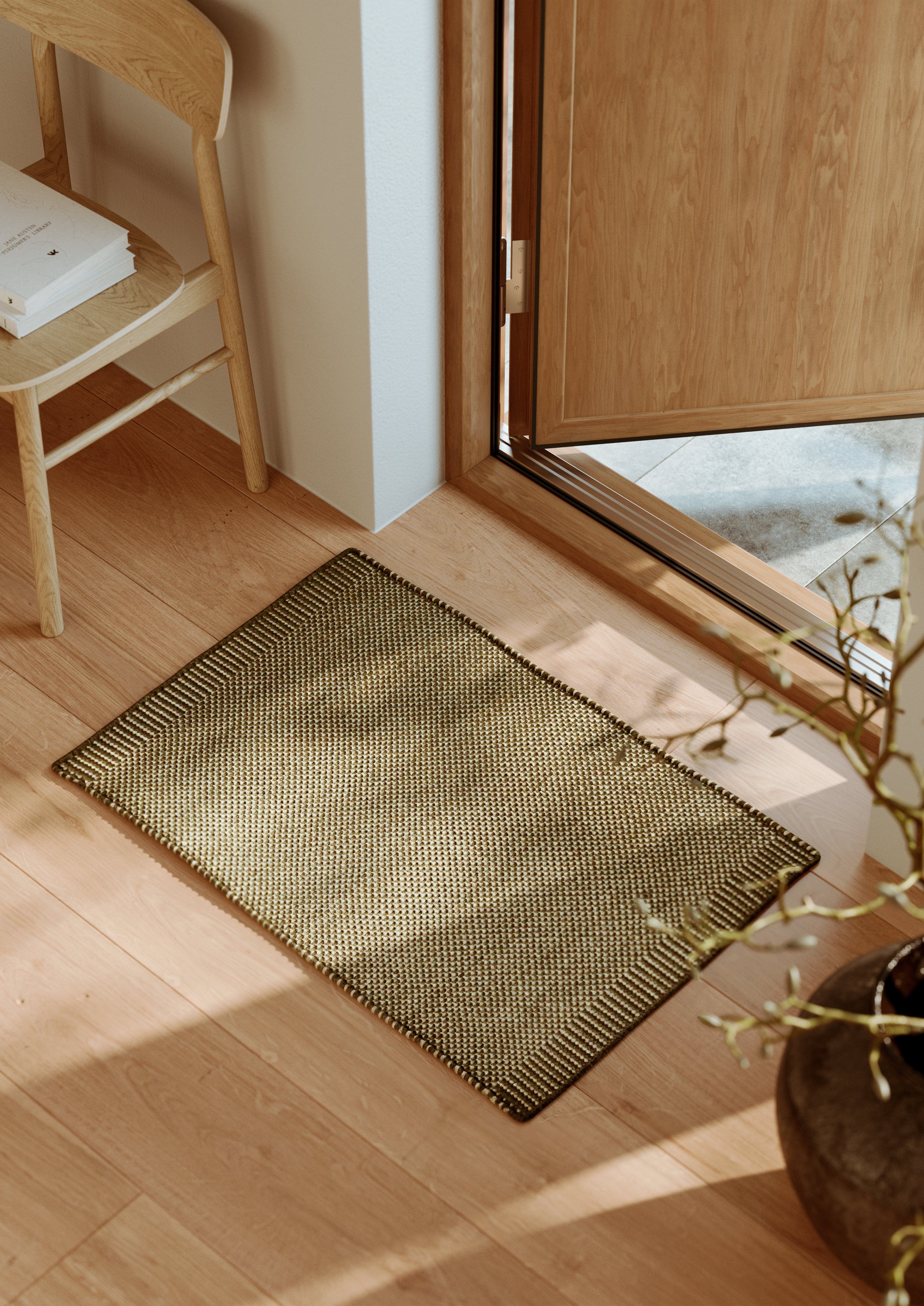 WOUD Rombo mat (60 X 90) - Moss green — фото 3