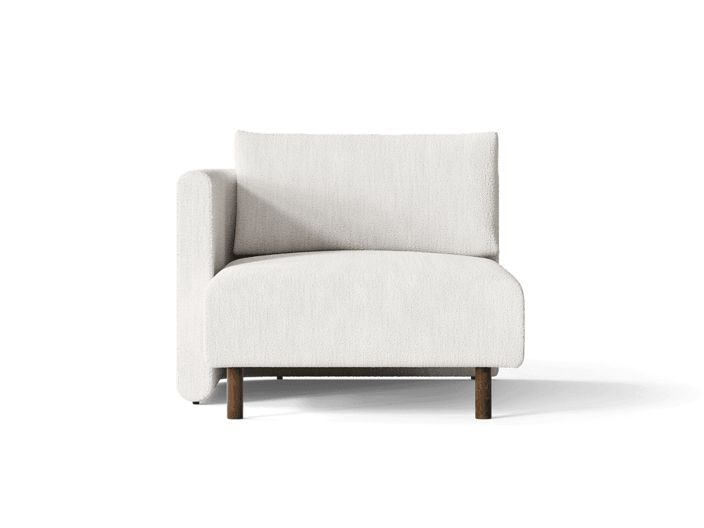 Ferm Living Dase Sofa Chaise Longue Left - Bouclé - Off-white — фото 3