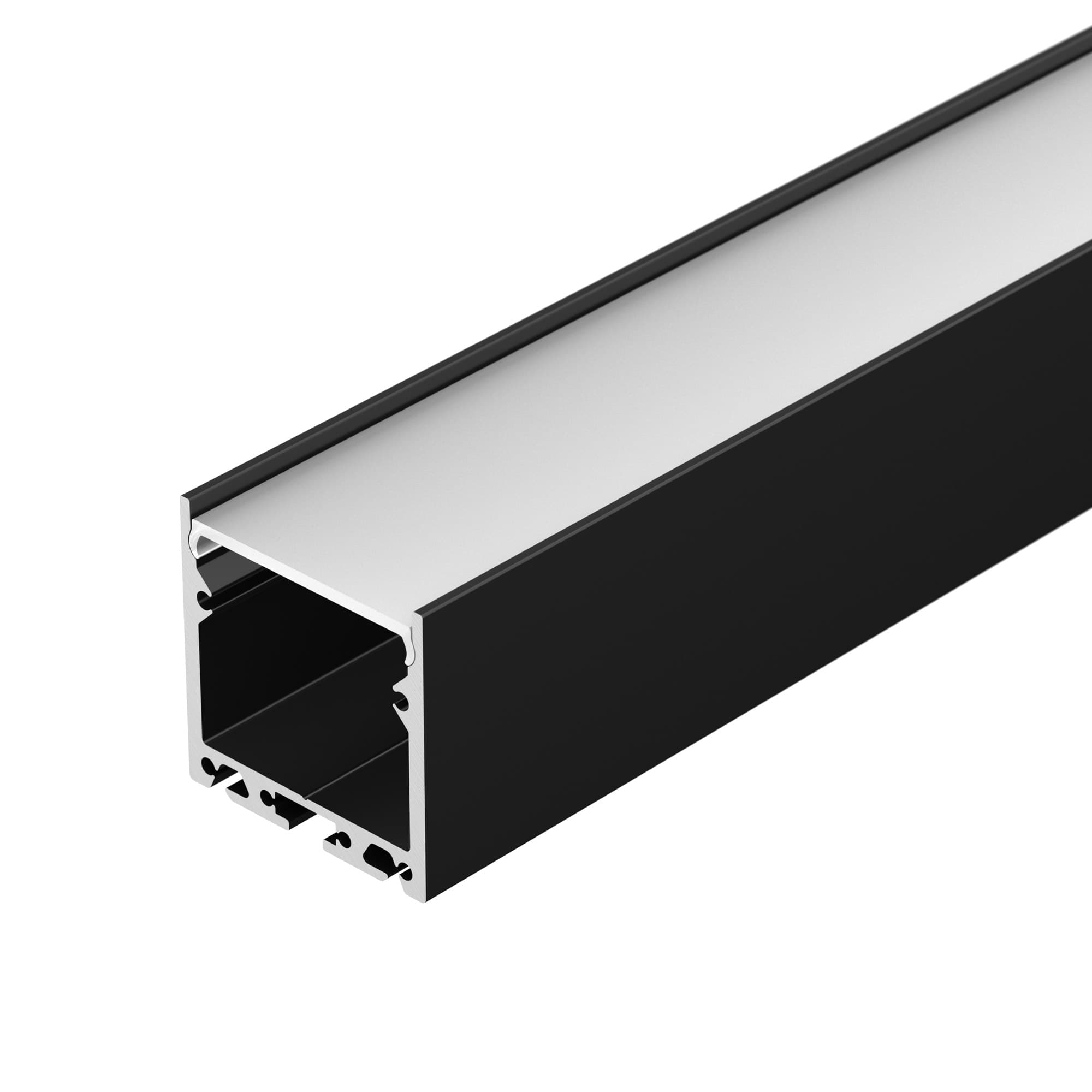 Профиль с экраном SL-LINE-3535-2500 BLACK+OPAL (Arlight, Алюминий) 027986