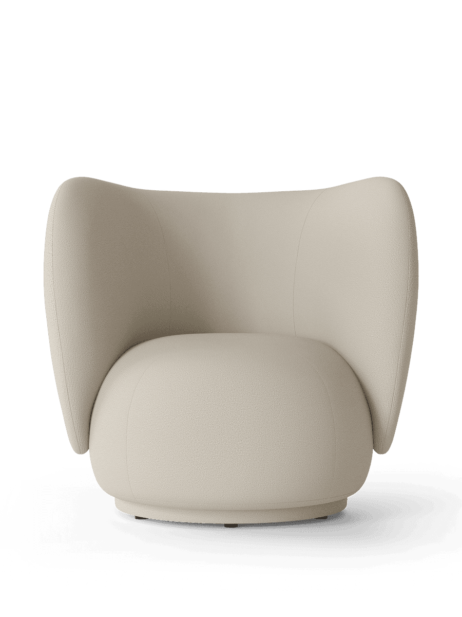 Ferm Living Rico Lounge Chair - Swivel - Tonus - Off-white