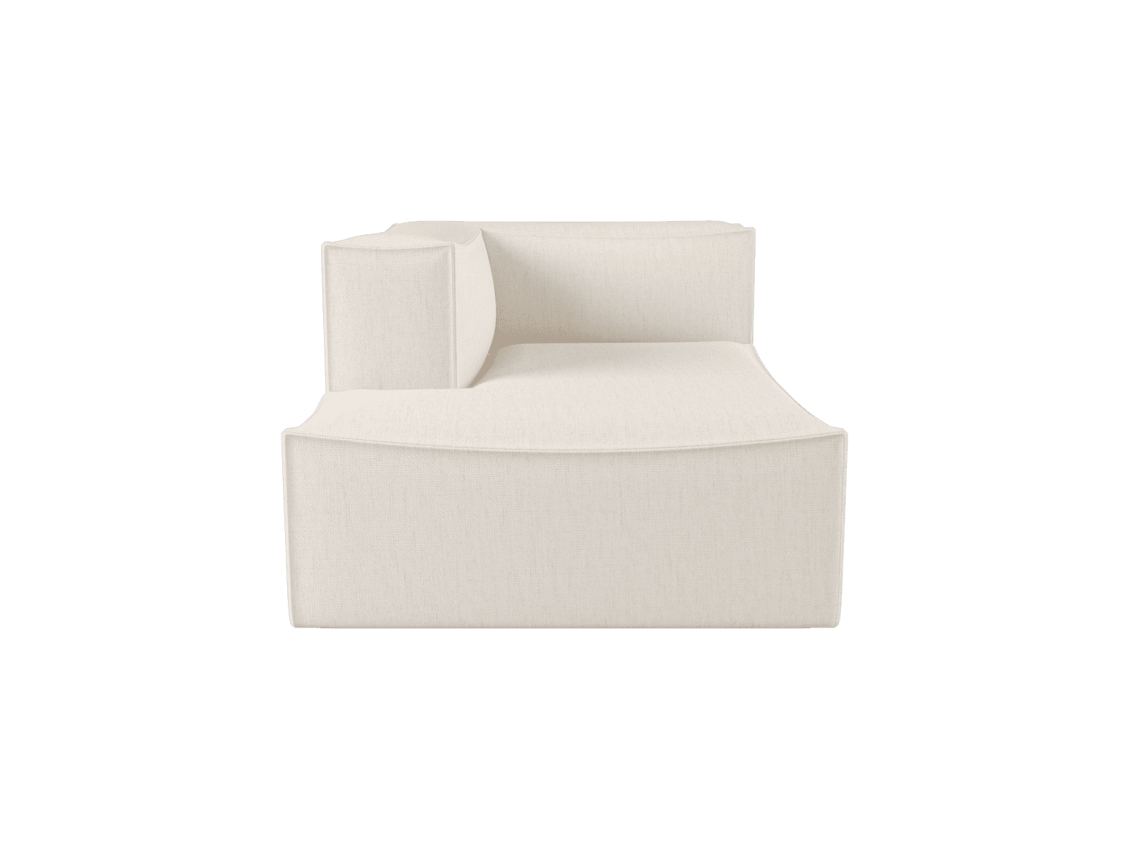 Ferm Living Catena Sofa Chaise Longue Left L600 - Bouclé - Off-White