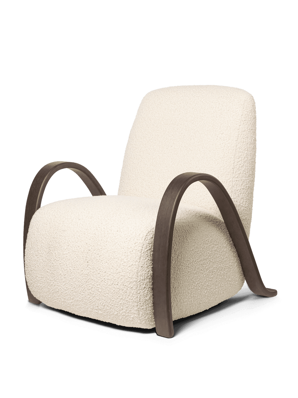 Ferm Living Buur Lounge Chair - Nordic Bouclé - Off-white — фото 2