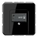 USB розетка для зарядки мобильных устройств тип C, 5-60W, черный, CD серия, Jung