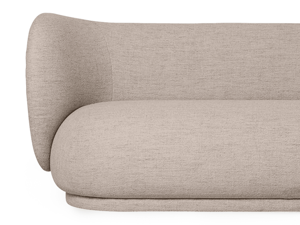 Ferm Living Rico Sofa 2-seater - Bouclé - Sand — фото 3