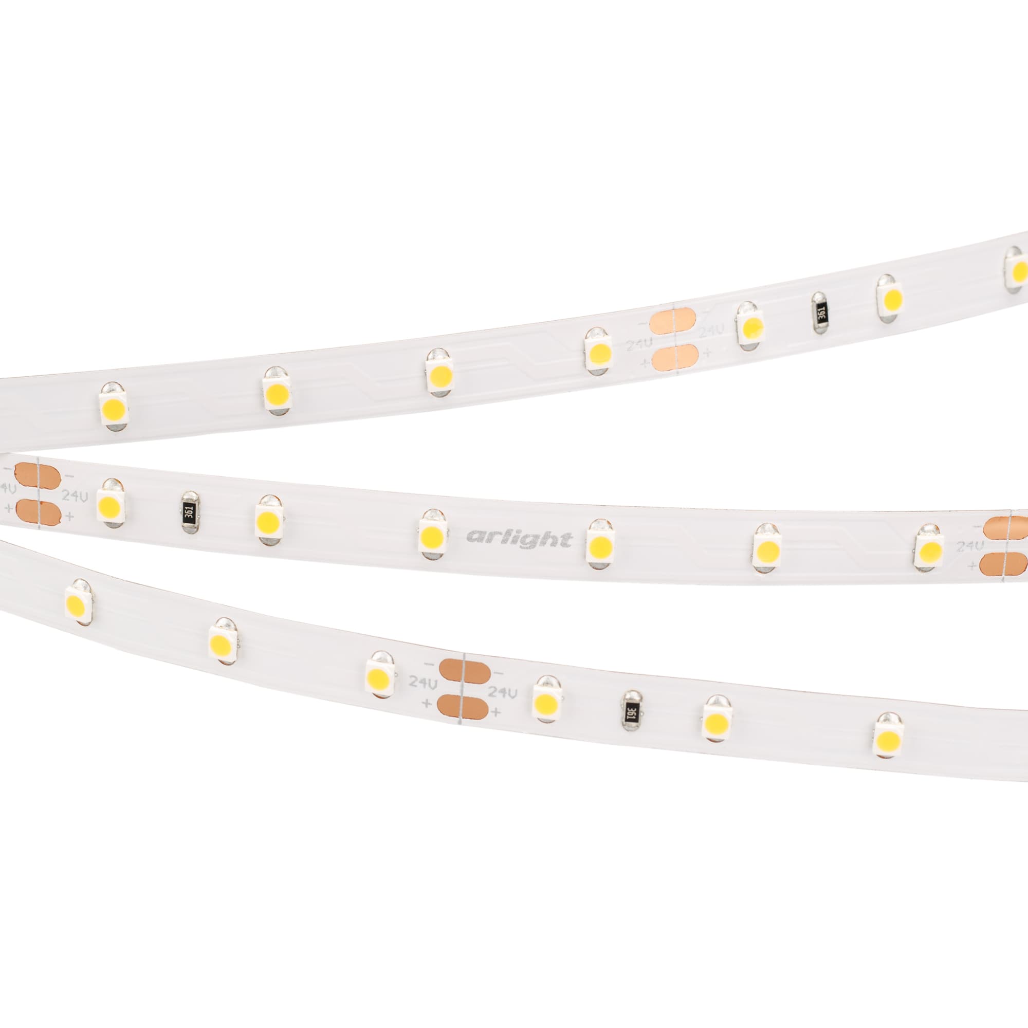 Светодиодная лента RT 2-5000 24V Warm2700 (3528, 300 LED, S-LUX) (Arlight, Открытый) 019988