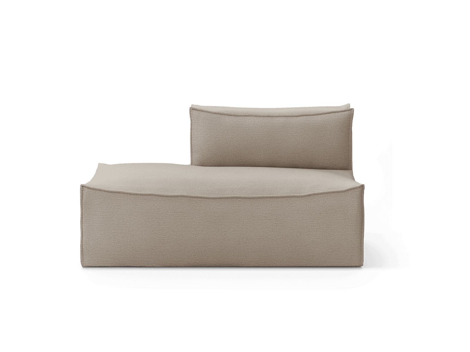 Ferm Living Catena Sofa Open End Left S300 - Cotton Linen - Natural