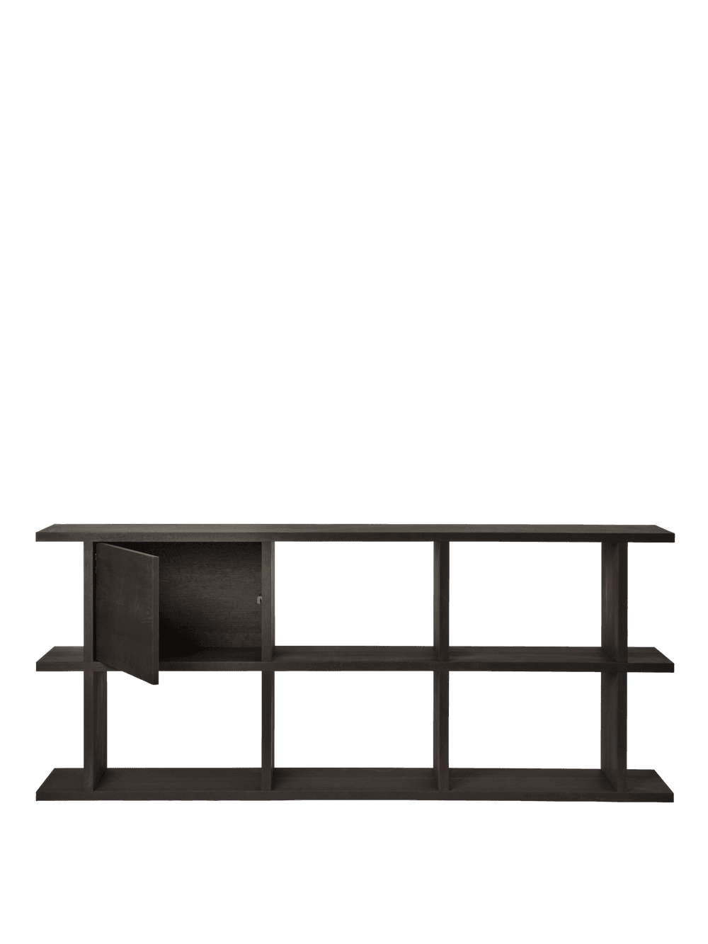 Ferm Living Kona Bookcase Cabinet Insert - Dark Stained Oak — фото 4
