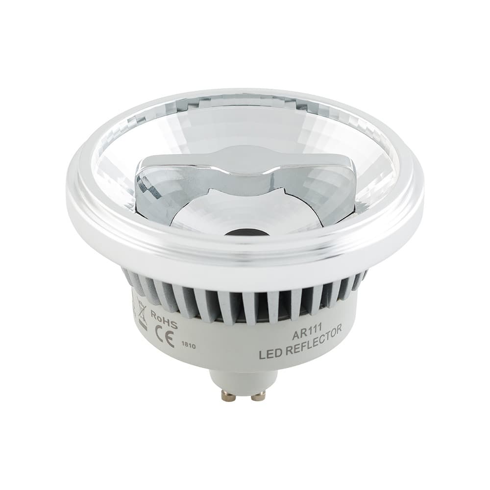 Лампа AR111-FORT-GU10-15W-DIM Warm3000 (Reflector, 24 deg, 230V) (Arlight, Металл) 026878