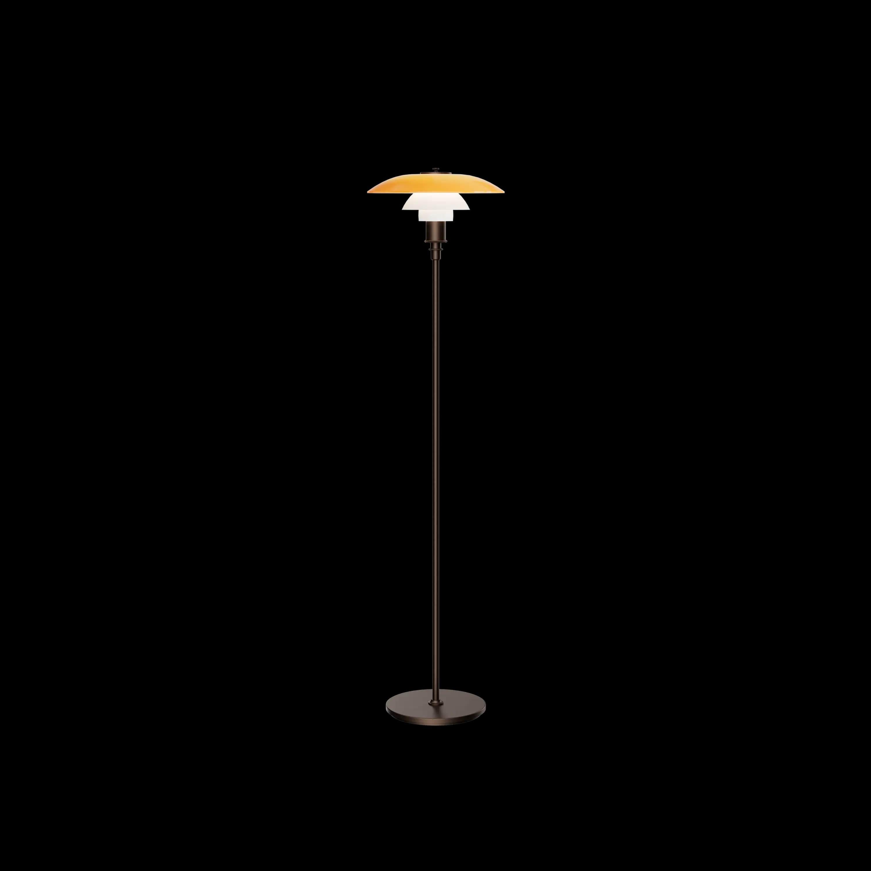 Louis Poulsen PH 3½-2½ Floor Lamp Centenary Edition Amber/opal white