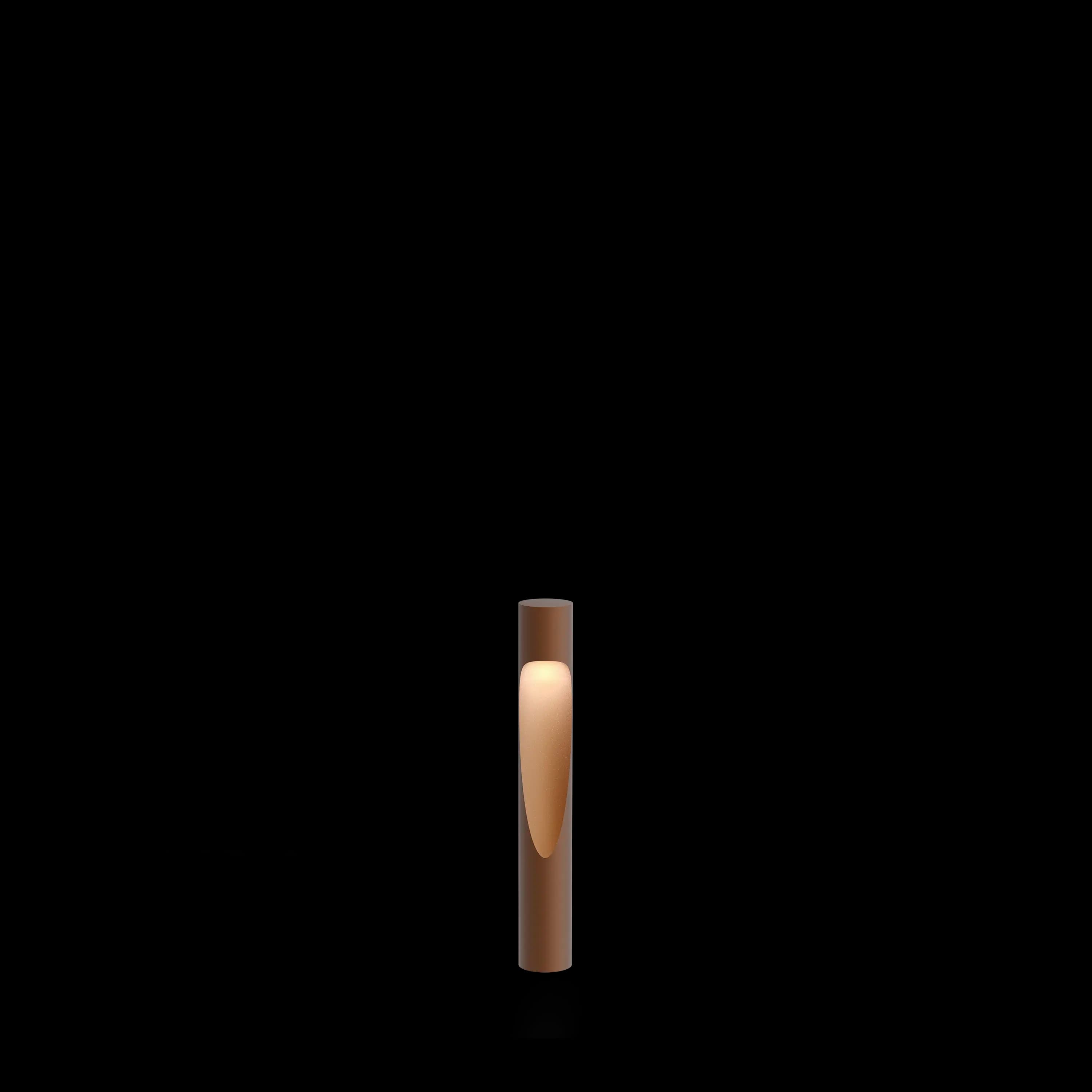Louis Poulsen Flindt Garden Bollard Corten colour SHORT