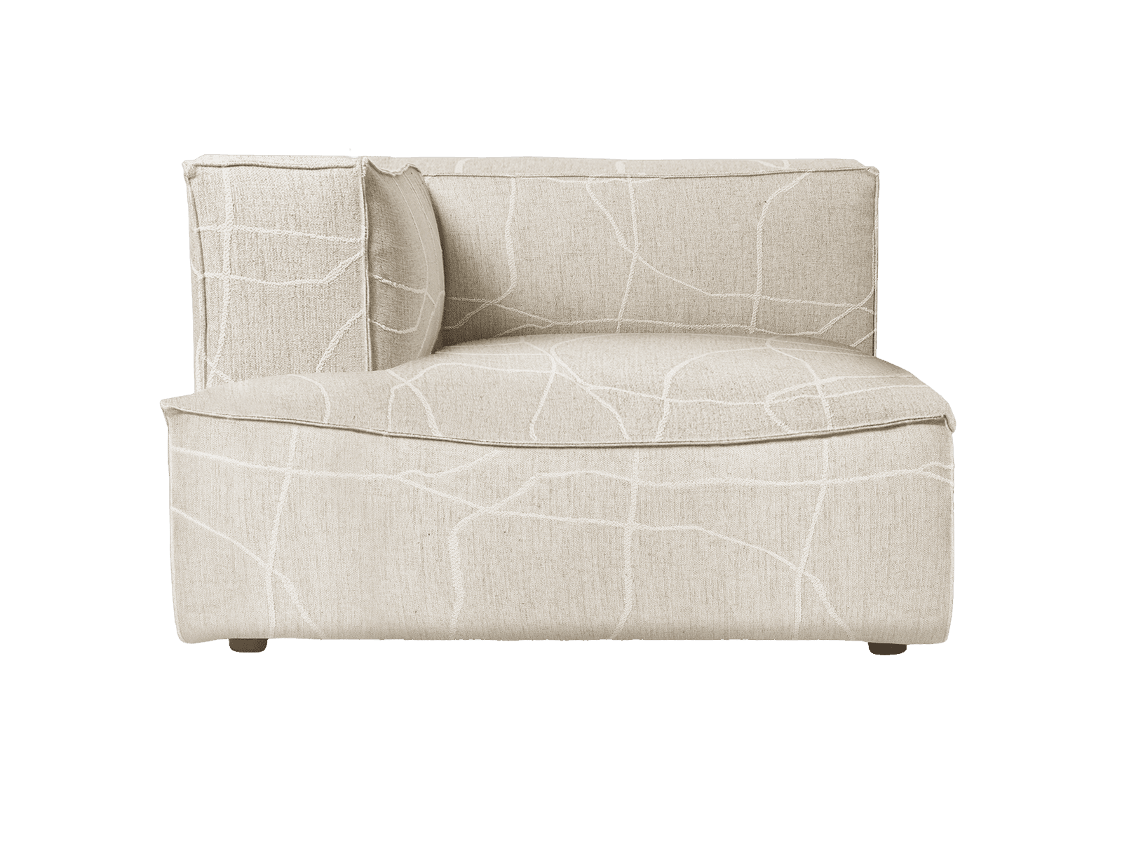 Ferm Living Catena Sofa Chaise Longue Left L600 - Can Lis - Sand/Off-White