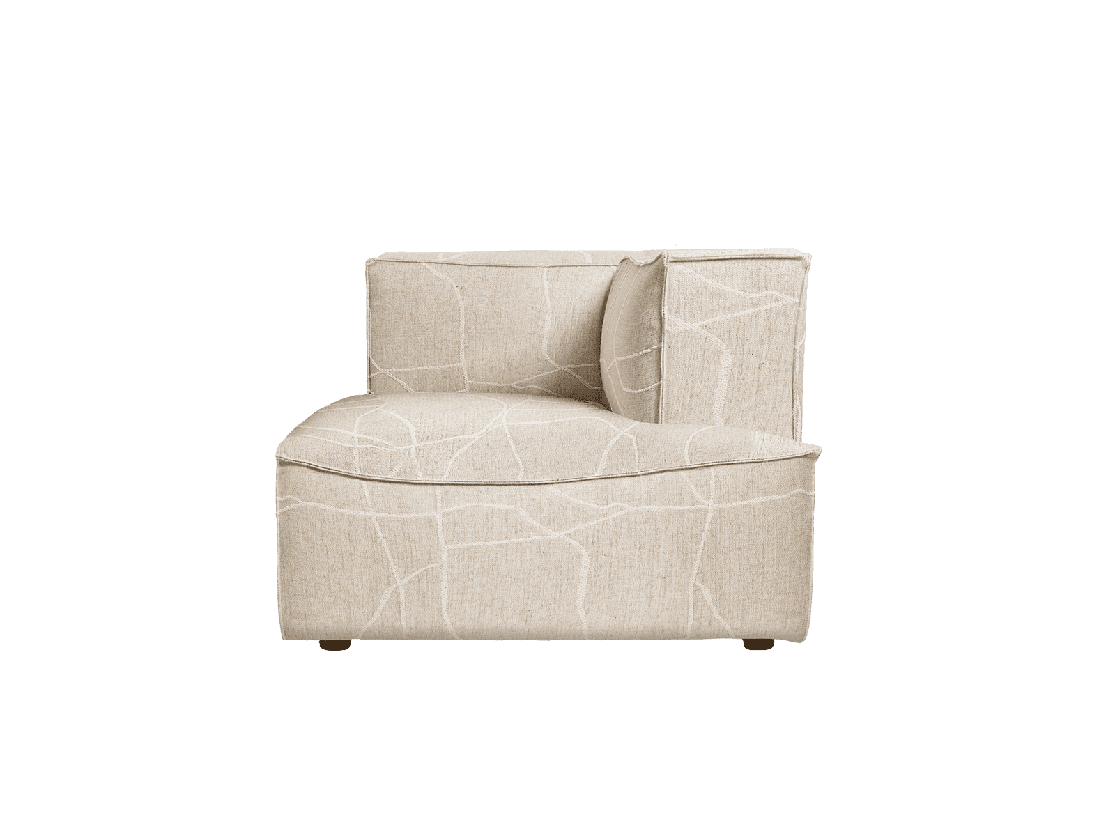 Ferm Living Catena Sofa Chaise Longue Right S601 - Can Lis - Sand/Off-White