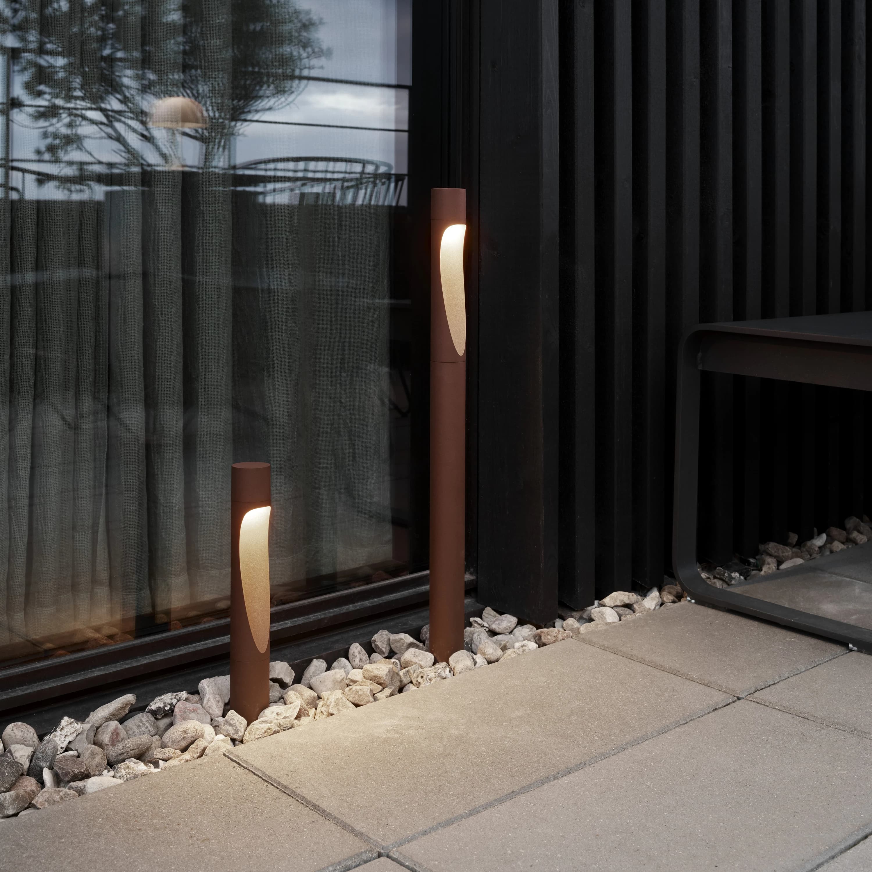 Louis Poulsen Flindt Garden Bollard Corten colour LONG — фото 2
