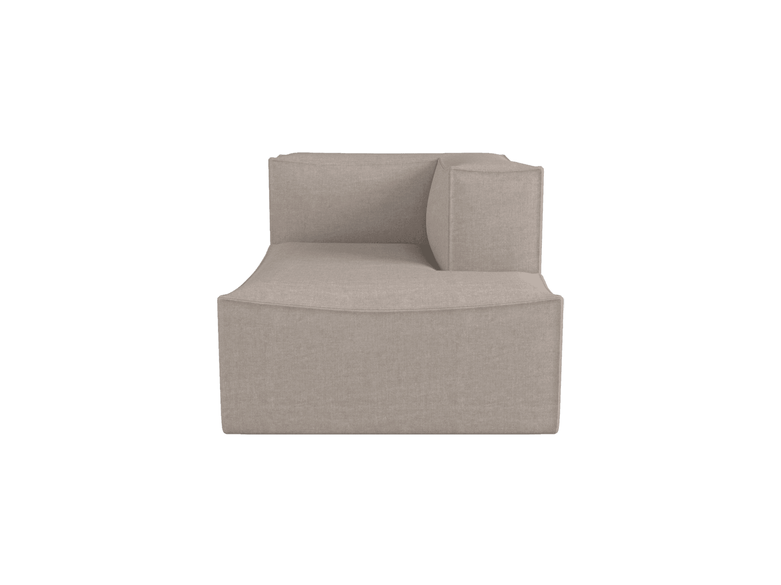 Ferm Living Catena Sofa Chaise Longue Right S601 - Cotton Linen - Natural