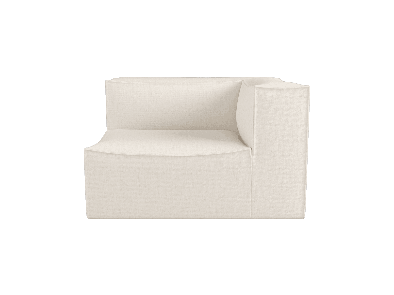 Ferm Living Catena Sofa Armrest Right S401 - Bouclé - Off-White
