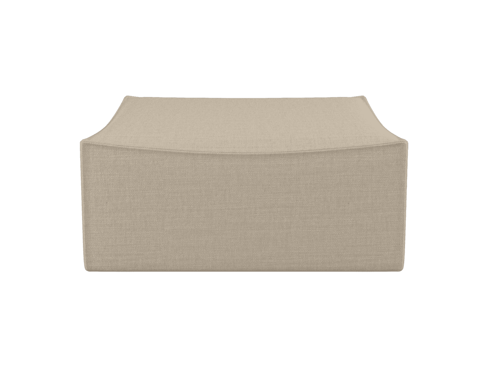 Ferm Living Catena Pouf Square S500 - Hot Madison - Sand