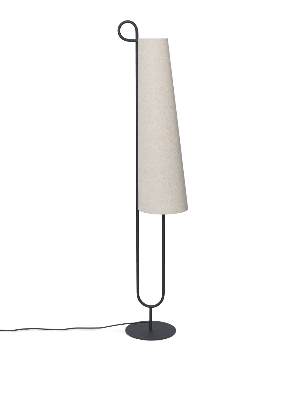 Ferm Living Ancora Floor Lamp - Black/Natural — фото 2