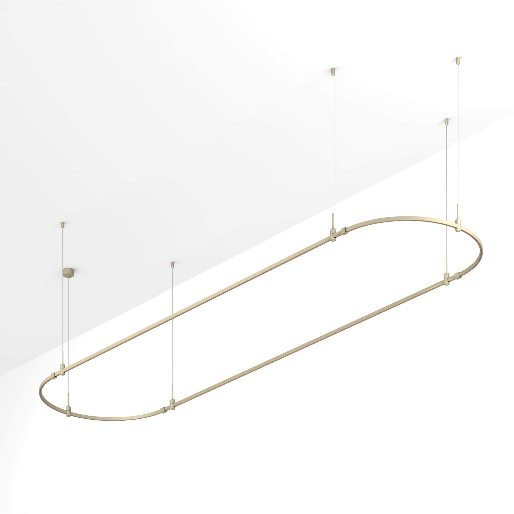 Основание ART-APRIORI-OVAL-HANG-4000x1000 (OG) (Arlight, IP20 Металл, 3 года) 054414