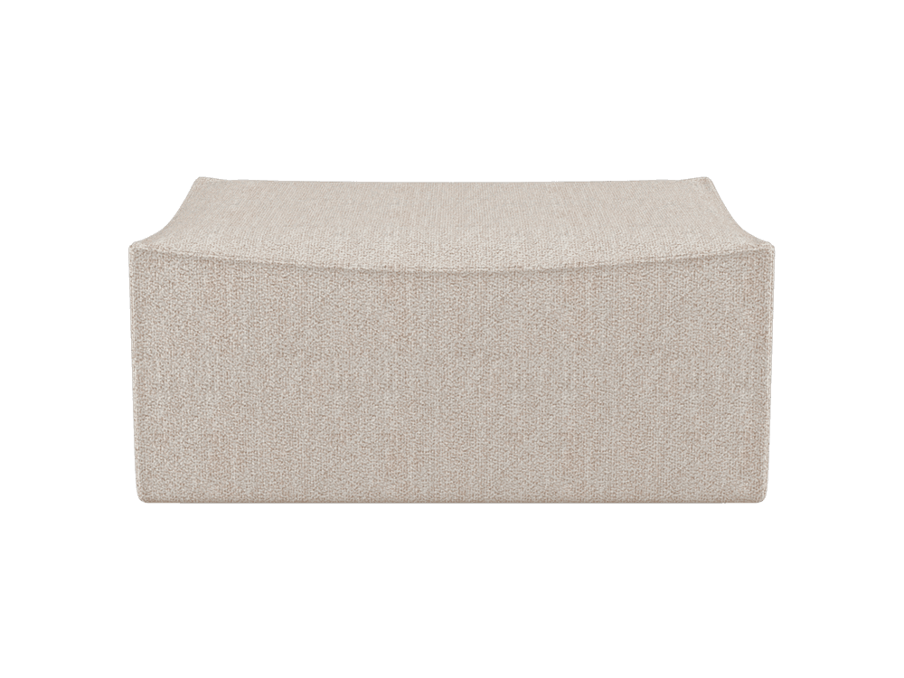 Ferm Living Catena Pouf Rectangular S501 - Soft Bouclé - Natural — фото 2