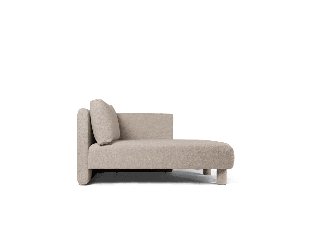 Ferm Living Dase Sofa Chaise Longue Right - Soft Bouclé - Natural — фото 4
