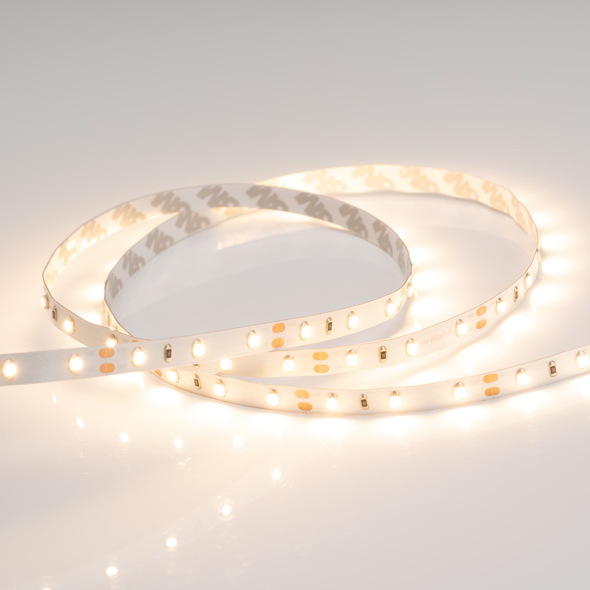Светодиодная лента RT 2-5000 12V Warm2700 (3528, 300 LED, LUX) (Arlight, 4.8 Вт/м, IP20) 010597(B) — фото 4