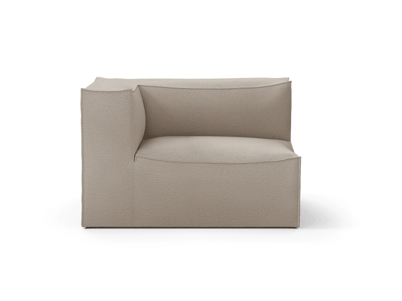 Ferm Living Catena Sofa Armrest Left S400 - Cotton Linen - Natural