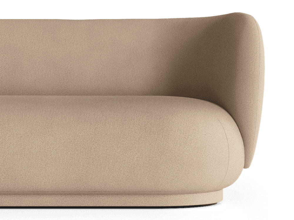 Ferm Living Rico Divan Right - Brushed - Sand — фото 3