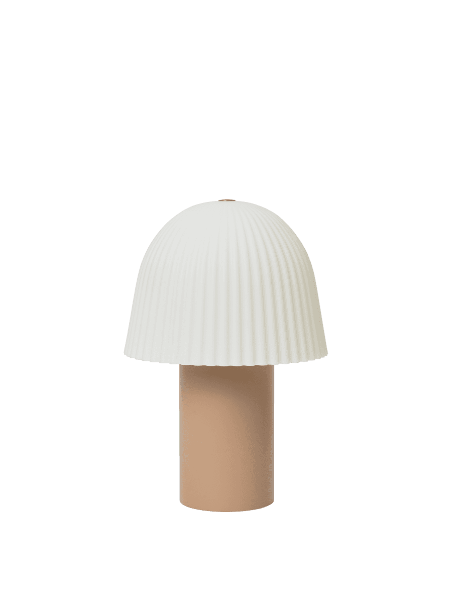 Ferm Living Frill Portable Lamp - Rose/White