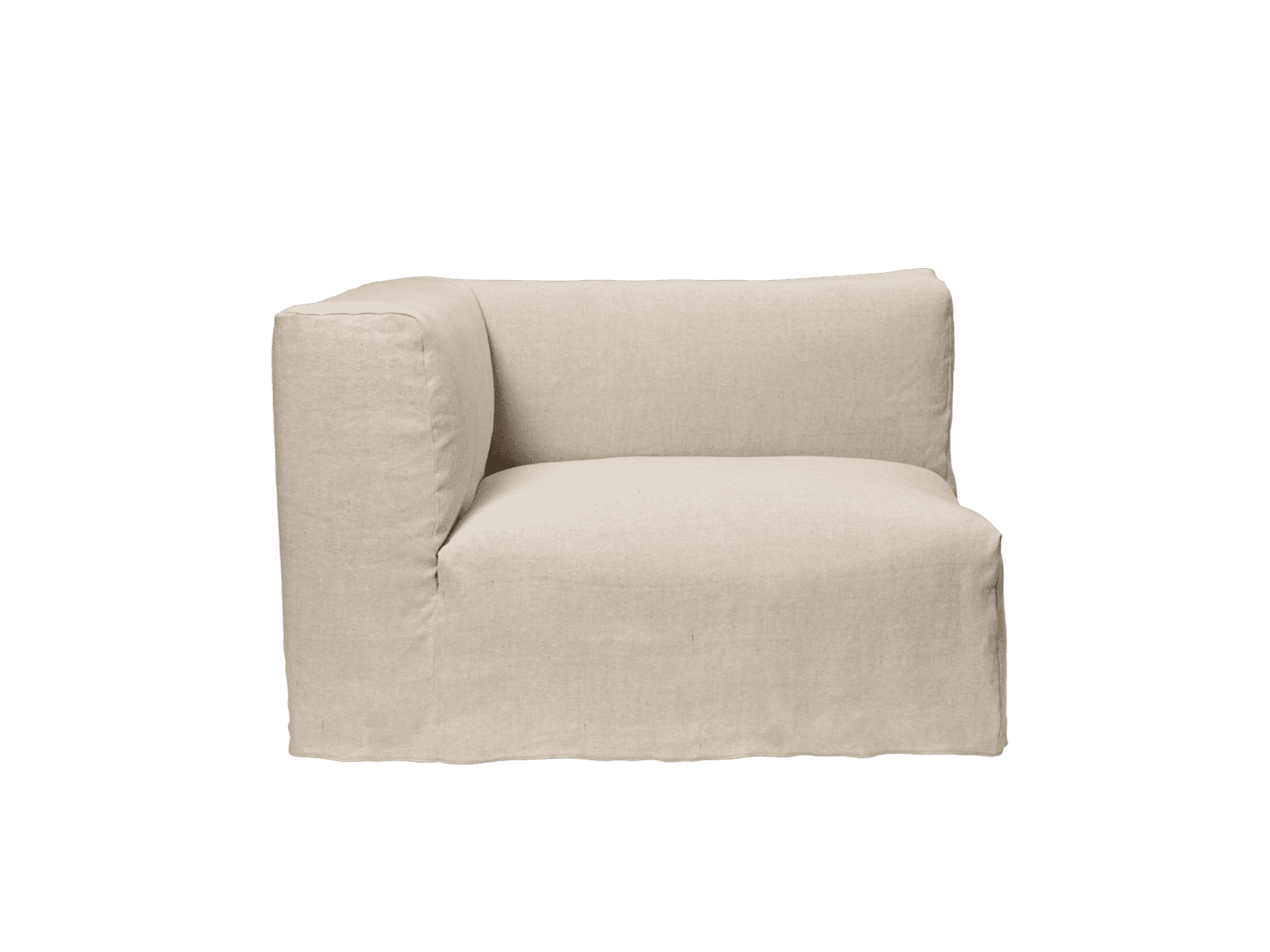 Ferm Living Catena Sofa Armrest Left S400 - Loose Drape - Natural