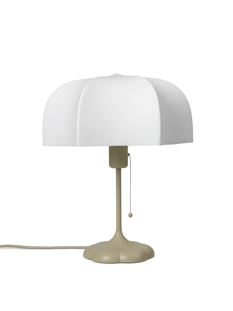 Ferm Living Poem Table Lamp - White/Cashmere