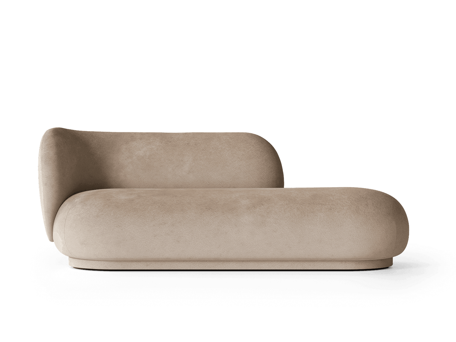 Ferm Living Rico Divan Left - Faded Velvet - Sand