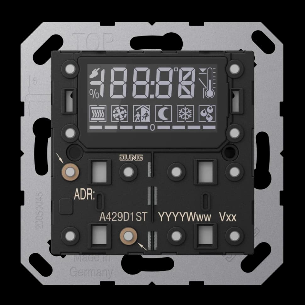 Jung KNX кнопочный модуль, F40, Secure, серия AS/A, 3 группы, A429D1ST A429D1ST