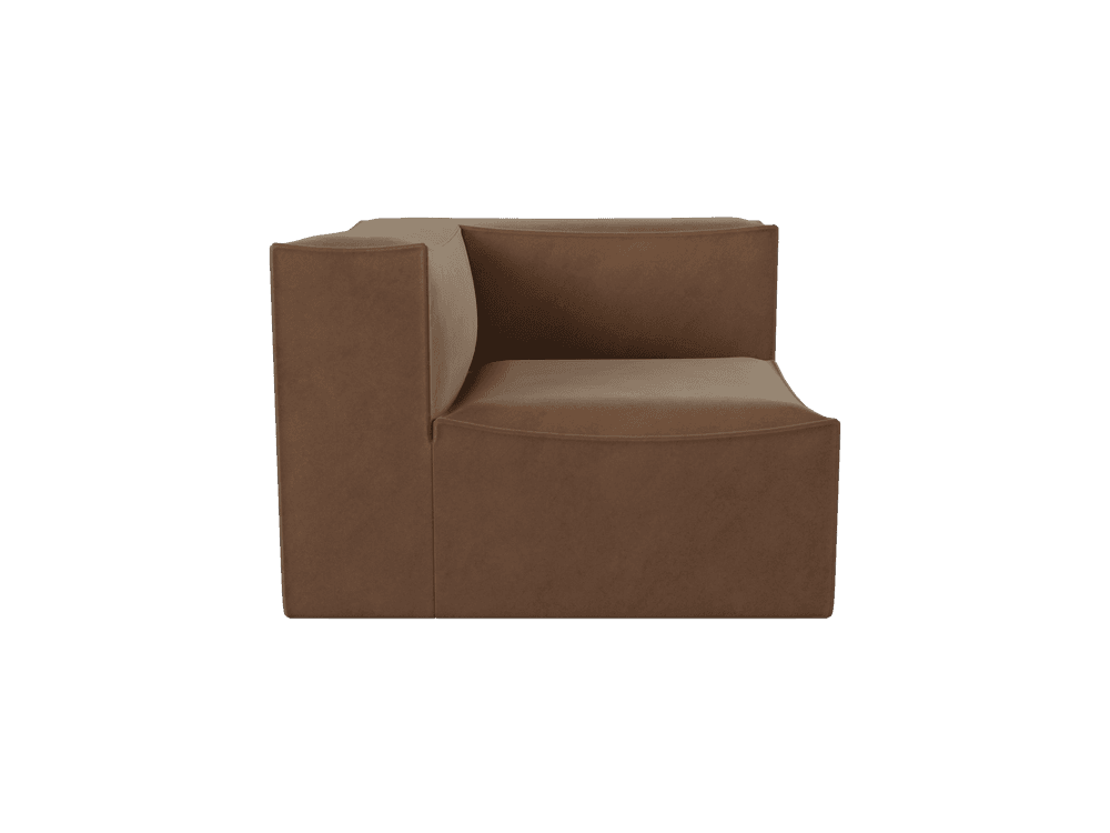 Ferm Living Catena Sofa Connect Corner L200 - Rich Velvet - Soft Brown — фото 2