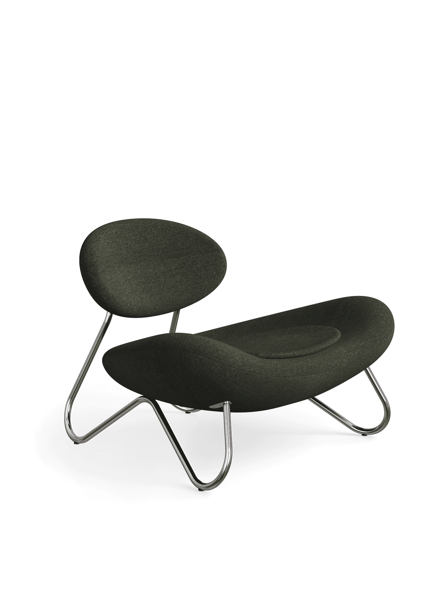 WOUD Meadow lounge chair - Pine/Chrome — фото 2