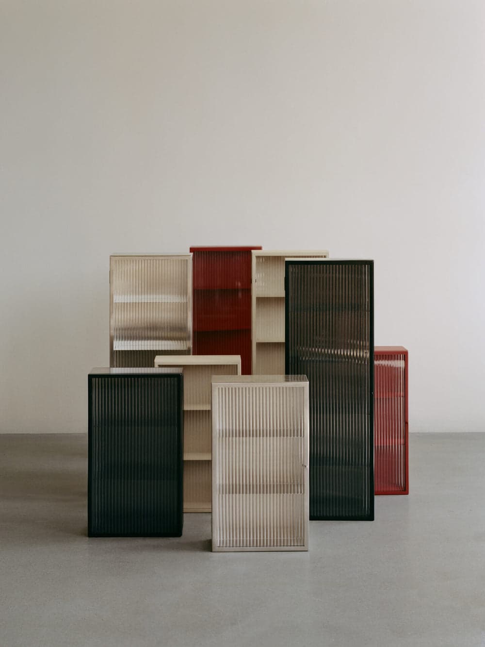 Ferm Living Haze Wall Cabinet - Tall - Brushed Stainless Steel — фото 5