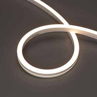 Светодиодная лента герметичная MOONLIGHT-SIDE-A140-12x17mm 24V Warm3000 (9.6 W/m, IP67, 0,5m, wire x1) (Arlight, Образец) 055533
